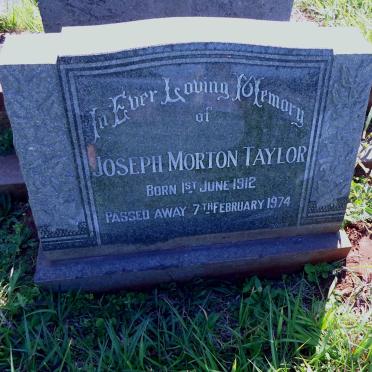 TAYLOR Joseph Morton 1912-1974