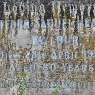 TAYLOUR Clifford Samuel Heatley -1928