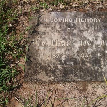 TAYLOR Ida Mary -1933