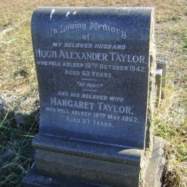 TAYLOR Hugh Alexander -1942 &amp; Margaret -1962
