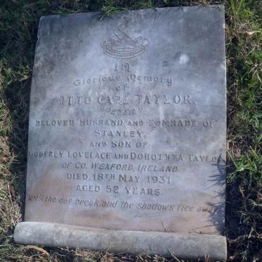 TAYLOR Otto Carl -1931