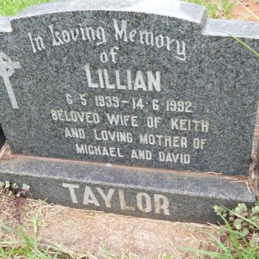 TAYLOR Lillian 1939-1992
