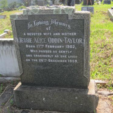 TAYLOR Jessie Alice, ODDIN 1902-1959