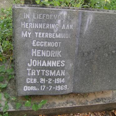 TRYTSMAN Hendrik Johannes 1914-1969