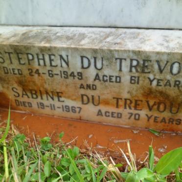 TREVOU Stephen, du -1949 &amp; Sabine -1967