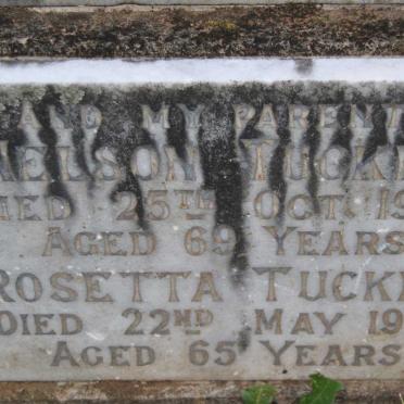 TUCKER Nelson -1949 &amp; Rosetta -1953