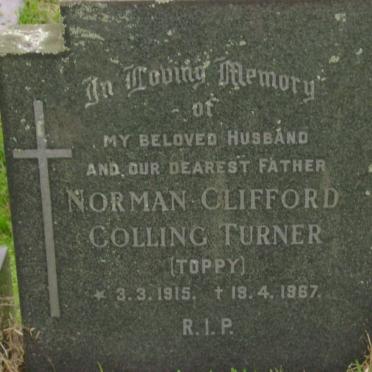 TURNER Norman Clifford Colling 1915-1967
