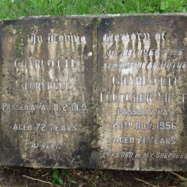 TURNBULL Charlotte -1931 :: WHYTE Charlotte Fletcher -1956