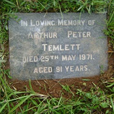 TEMLETT Arthur Peter -1971