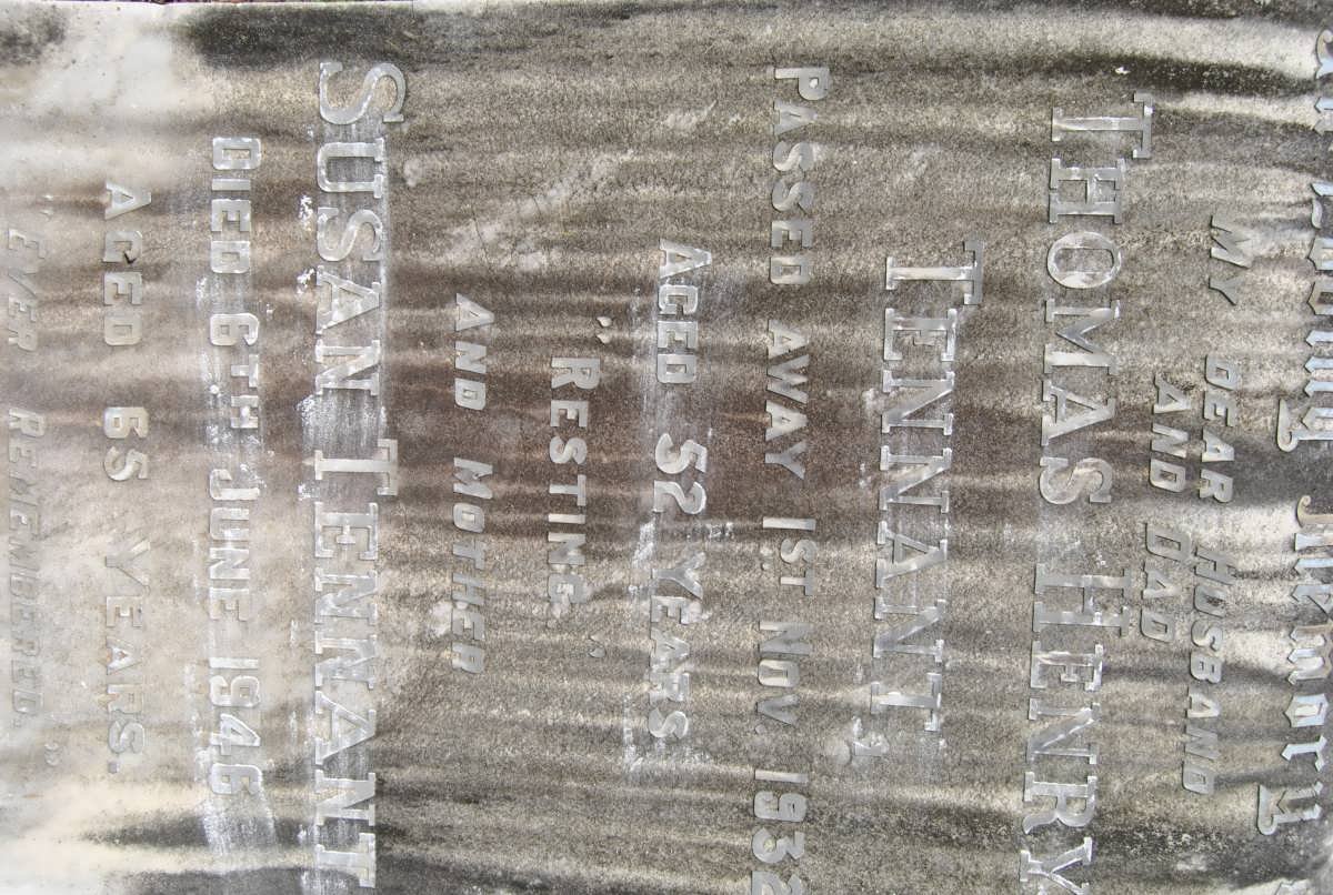 TENNANT Thomas Henry -1932 &amp; Susan -1946