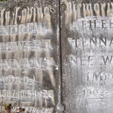 TENNANT Andrew Stewart 1907-1978 &amp; Eileen WARE -1902-1979