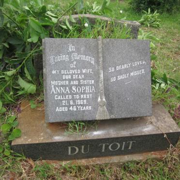 TOIT Anna Sophia, du  -1969