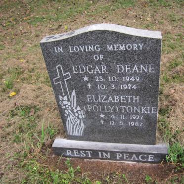 TONKIE Elizabeth 1927-1987 :: DEANE Edgar 1949-1974