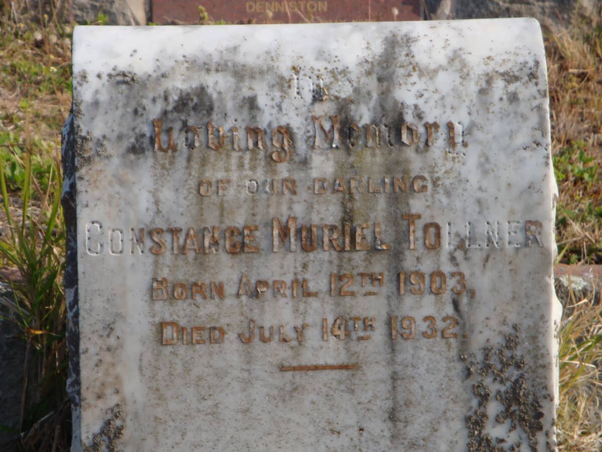 TOLLNER Constance Muriel 1903-1932