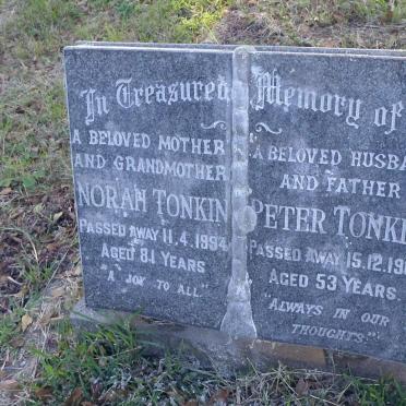 TONKIN Peter -1964 &amp; Norah -1994