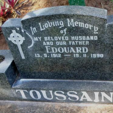 TOUSSAINT Edouard 1912-1990