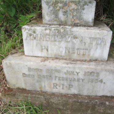 TONETTI Amabile Zanetta 1883-1964