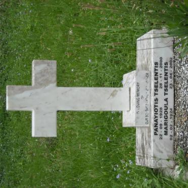 TSELENTIS Panayiotis 1928-2000 &amp; Marigoula 1924-2002