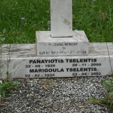 TSELENTIS Panayiotis 1928-2000 &amp; Marigoula 1924-2002 