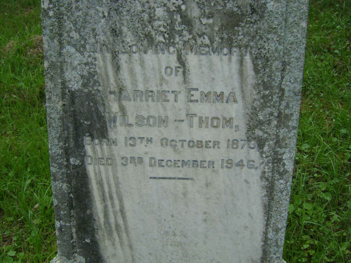 THOM Harriet Emma, WILSON 1873-1946