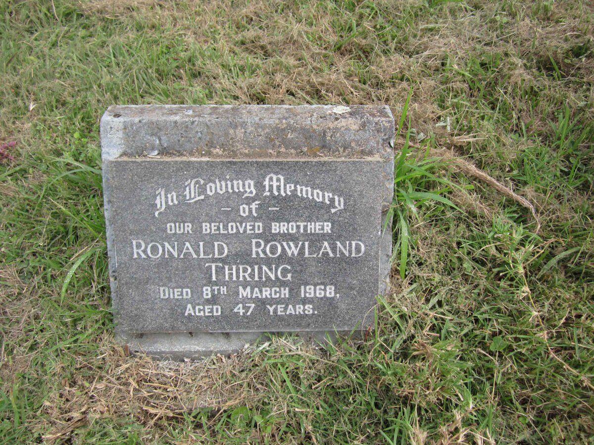 THRING Ronald Rowland -1968