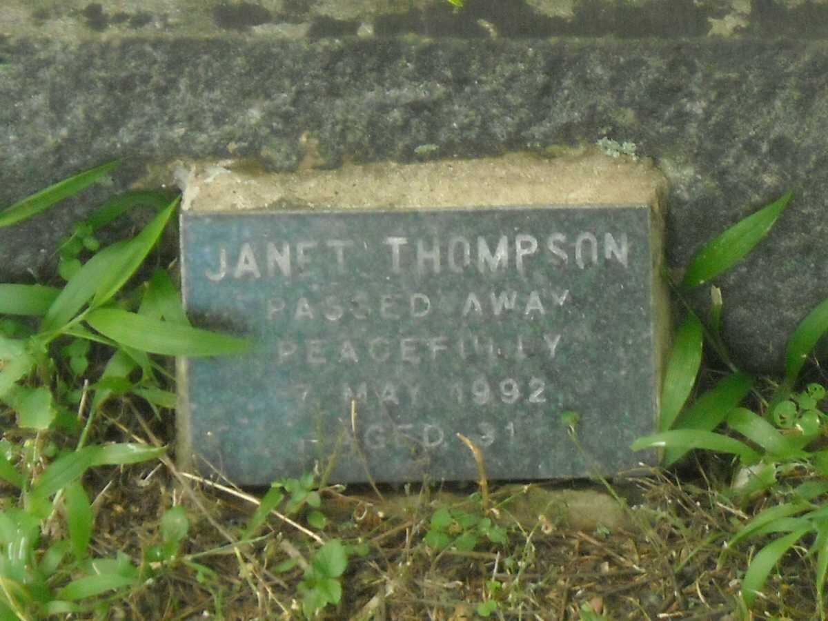 THOMPSON Janet -1992