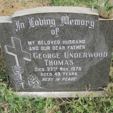 THOMAS George Underwood -1975