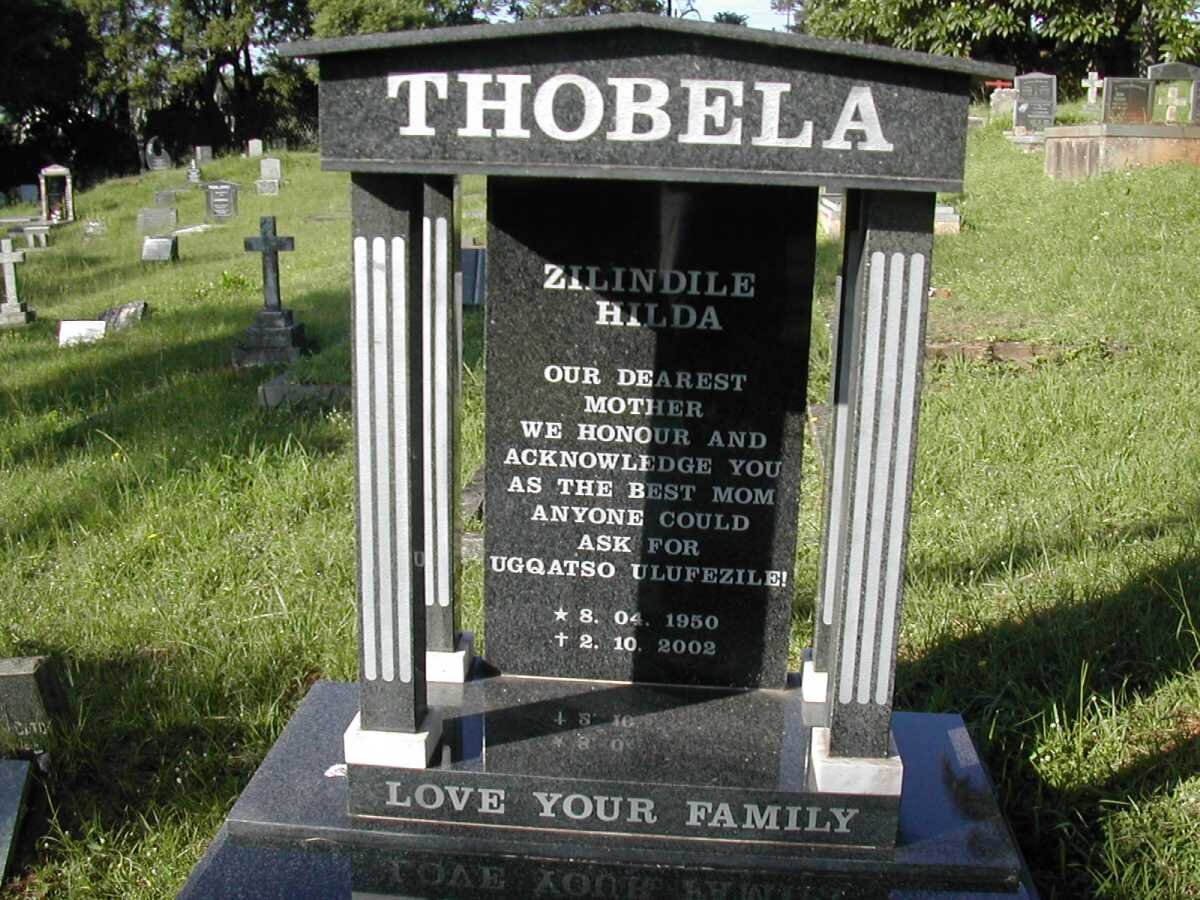 THOBELA Zilindile Hilda 1950-2002