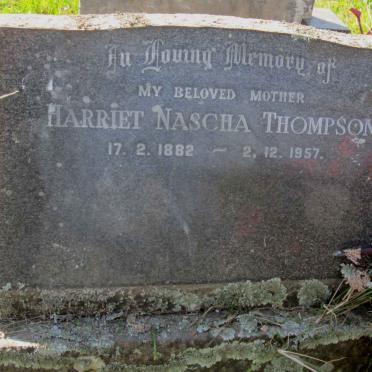 THOMPSON Harriet Nascha 1882-1957