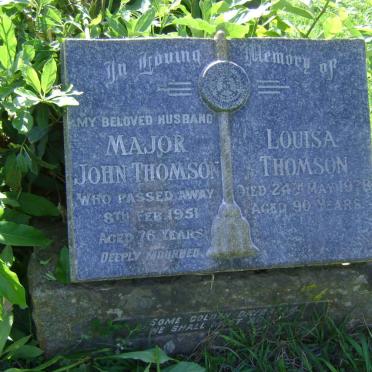 THOMSON John -1951 &amp; Louisa -1978