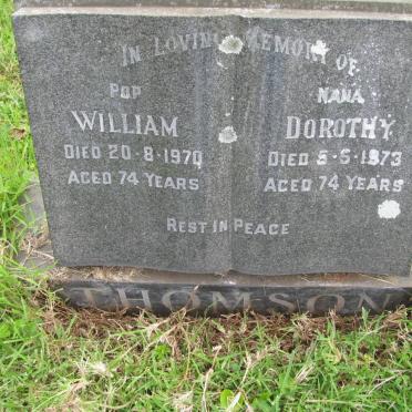 THOMSON William -1970 &amp; Dorothy -1973