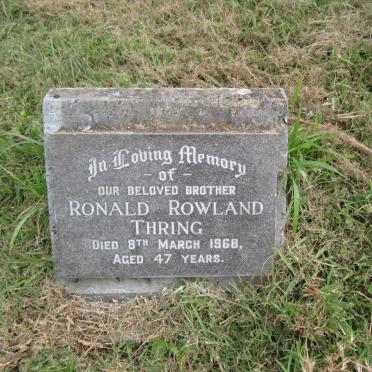 THRING Ronald Rowland -1968
