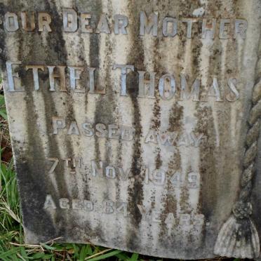 THOMAS Ethel -1949 :: THOMAS Edith Adeline -1957