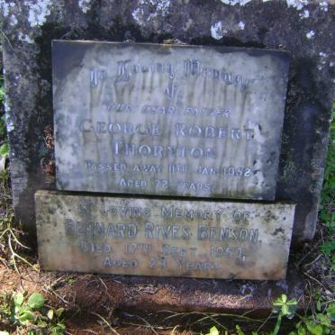 THORNTON George Robert -1952 :: BENSON Bernard Rives -1959