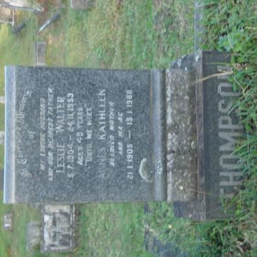 THOMPSON Leslie Walter 1904-1953 &amp; Agnes Kathleen 1905-1988