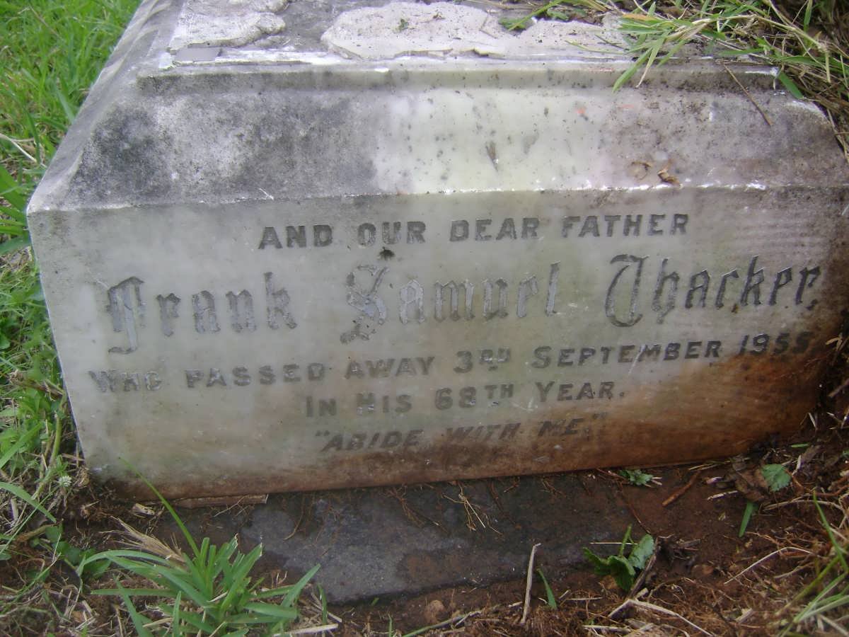 THACKER Frank Samuel -1955