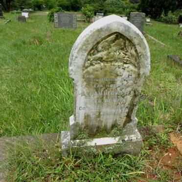 THEUNISSEN Anna nee DE WITT -1947