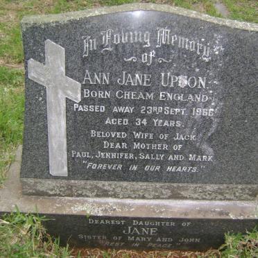 UPTON Ann Jane -1966