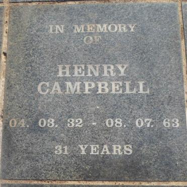 CAMPBELL Henry 1932-1963