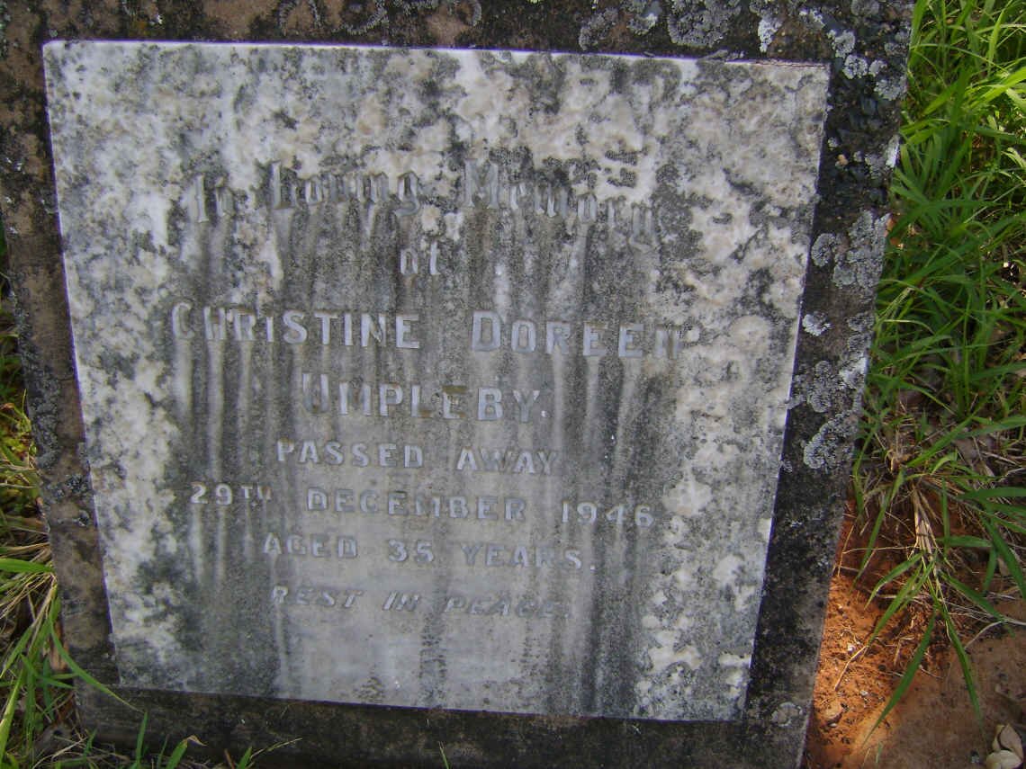 UMPLEBY Christine Doreen -1946