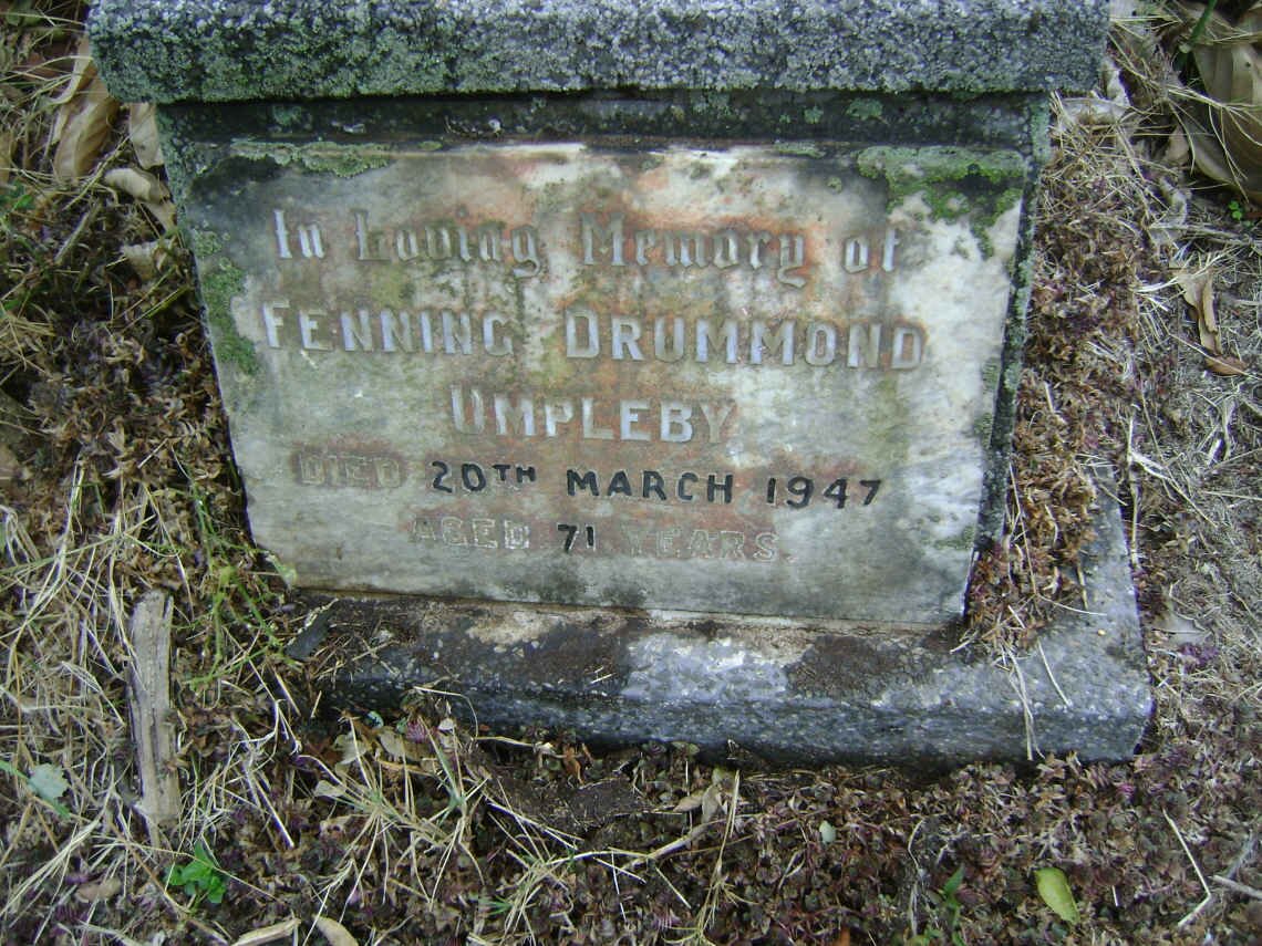 UMPLEBY Fenning Drummond -1947