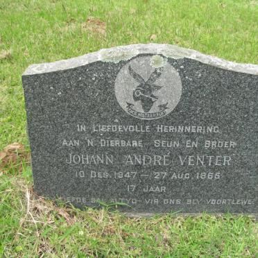 VENTER Johann Andre 1947-1965
