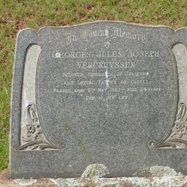 VERCRUYSSEN Georges Jules Joseph -1957