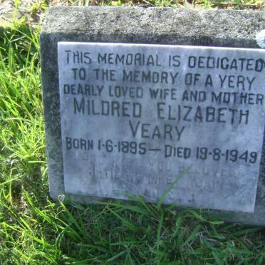 VEARY Mildred Elizabeth 1895-1949