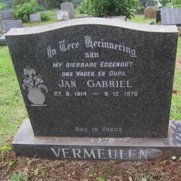 VERMEULEN Jan Gabriel 1914-1976