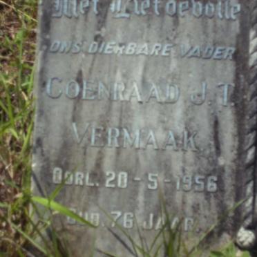 VERMAAK Coenraad J.T. -1956 &amp; Hendrina M.D. BADENHORST 1884-1967