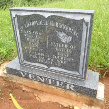VENTER Ian 1977-2010