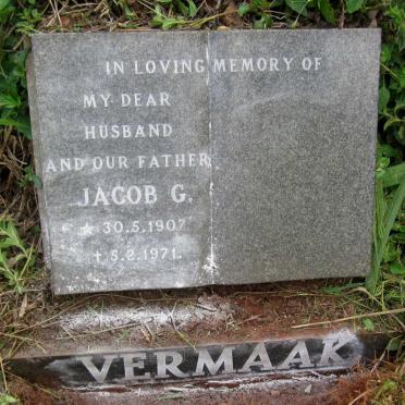 VERMAAK Jacob G. 1907-1971