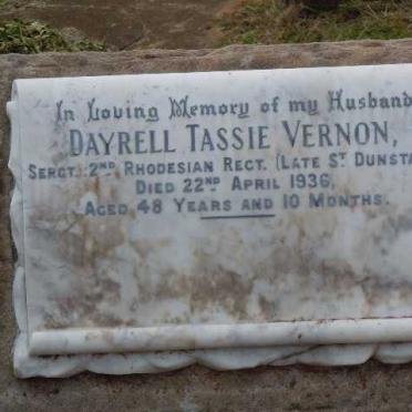 VERNON Dayrell Tassie -1936