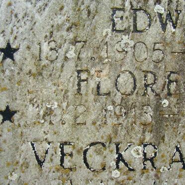 VECKRANGES Edwin 1905-1959  &amp; Florence 1913 -1997